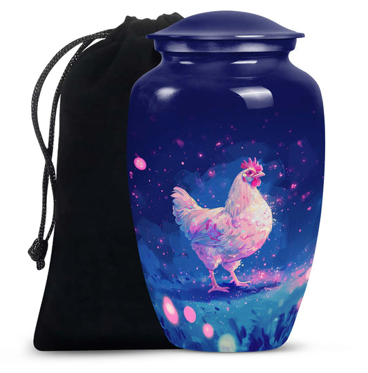 Chicken  Large Urn 10 Inch