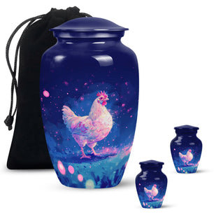 Chicken Urn Large & Small Combo