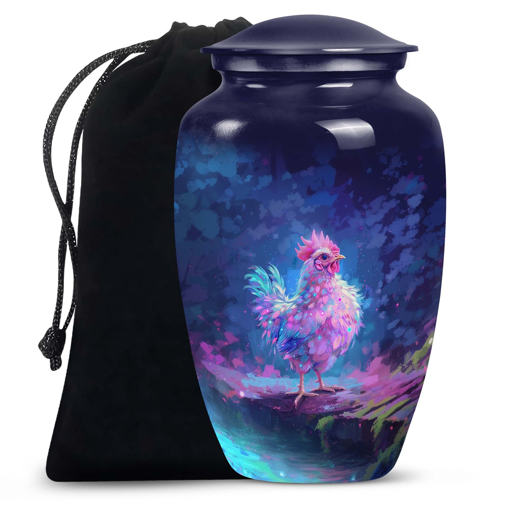 Chicken  Large Urn 10 Inch