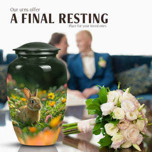 Beautiful Rabbit Cremation Urn for Human Ashes