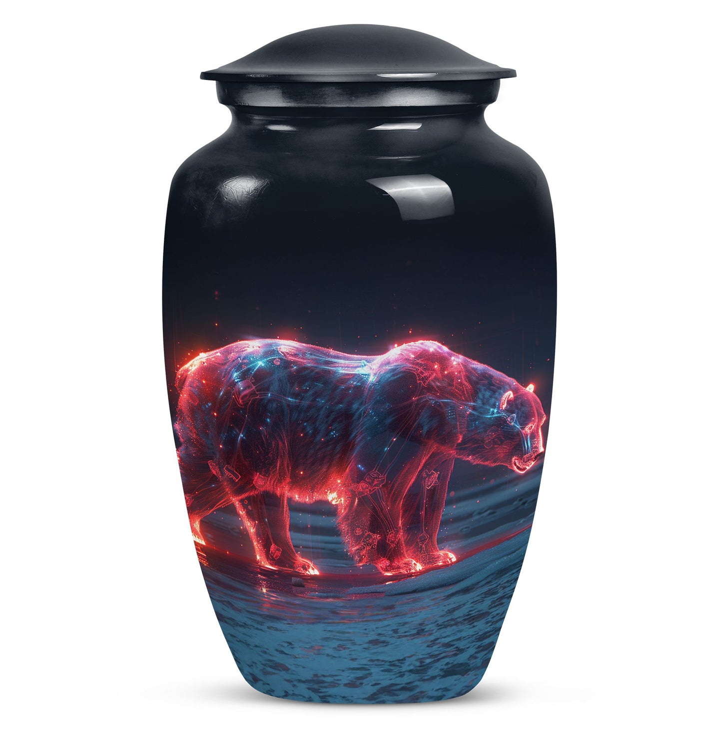 Magical Bear Illuminated Memorial Urn