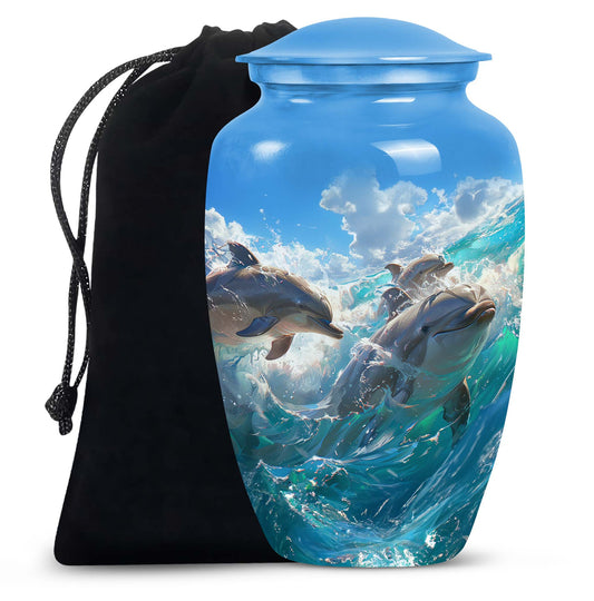 Ocean  Large Urn 10 Inch