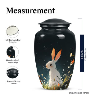 Rabbit Cremation Container For Human Ashes