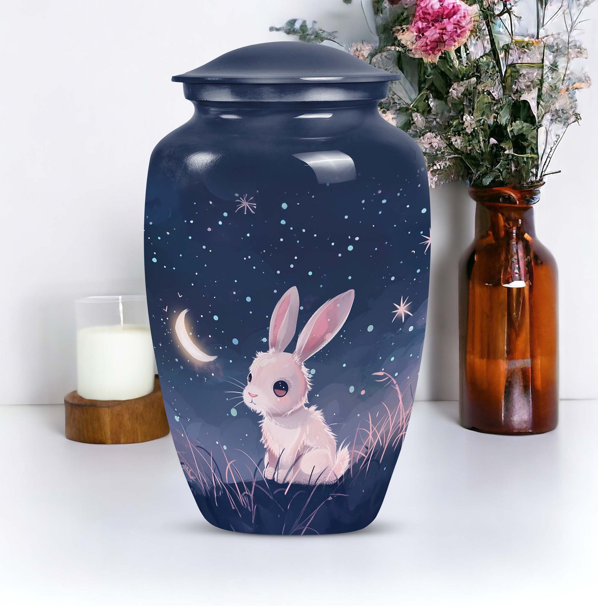 Rabbit Funeral Cremation Urn for Adult  Human Ashes