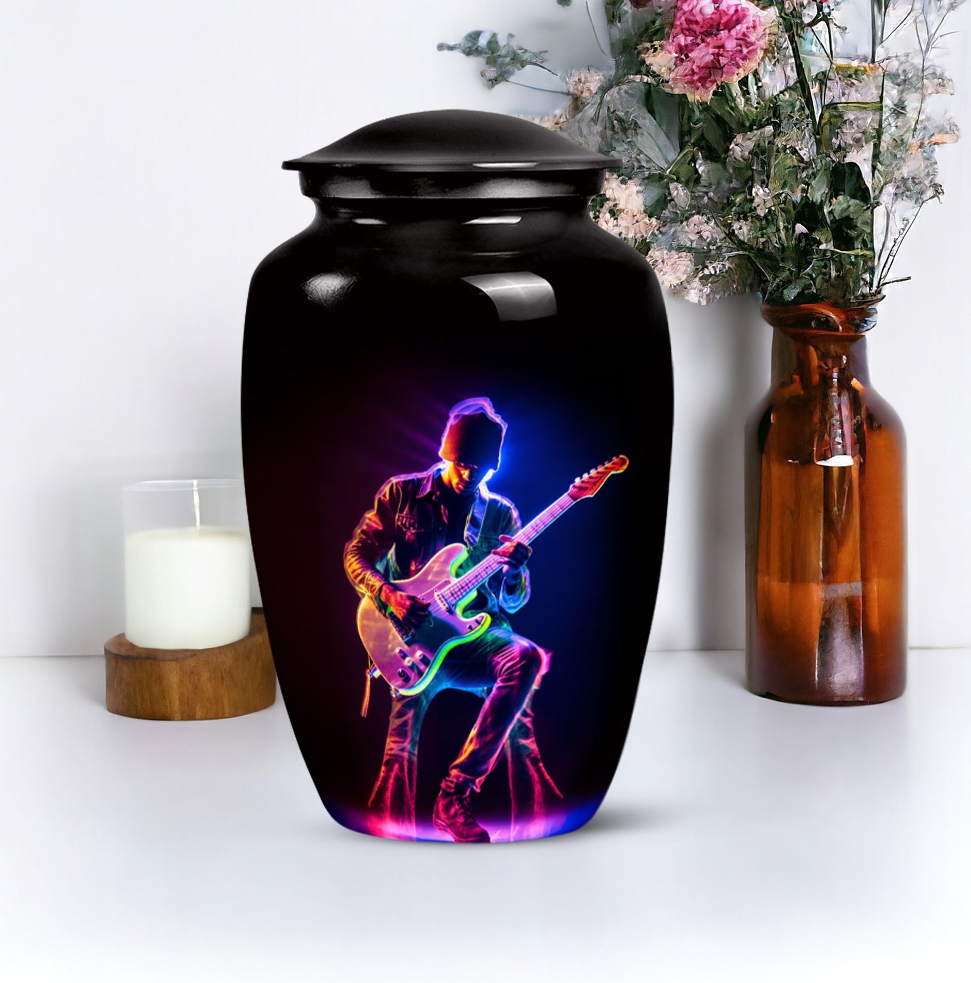 Melody Music Cremation Urn for Human Ashes