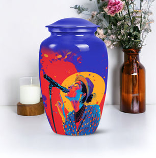 Rhythm Music Cremation Urn for Human Ashes