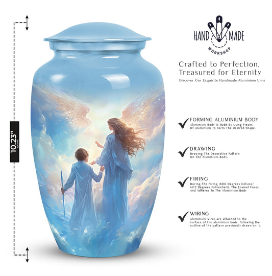 Angel Cremation Container For Adult Human Ashes