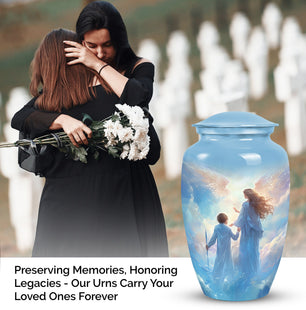 Angel Cremation Container For Adult Human Ashes