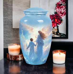 Angel Cremation Container For Adult Human Ashes