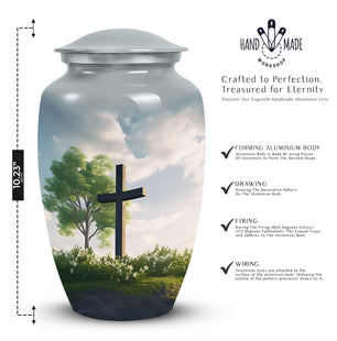 Jesus Christ Unique Memorial Urn for Adult Ashes