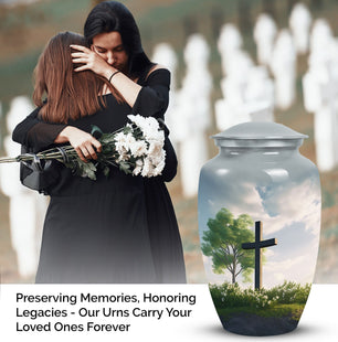 Jesus Christ Unique Memorial Urn for Adult Ashes