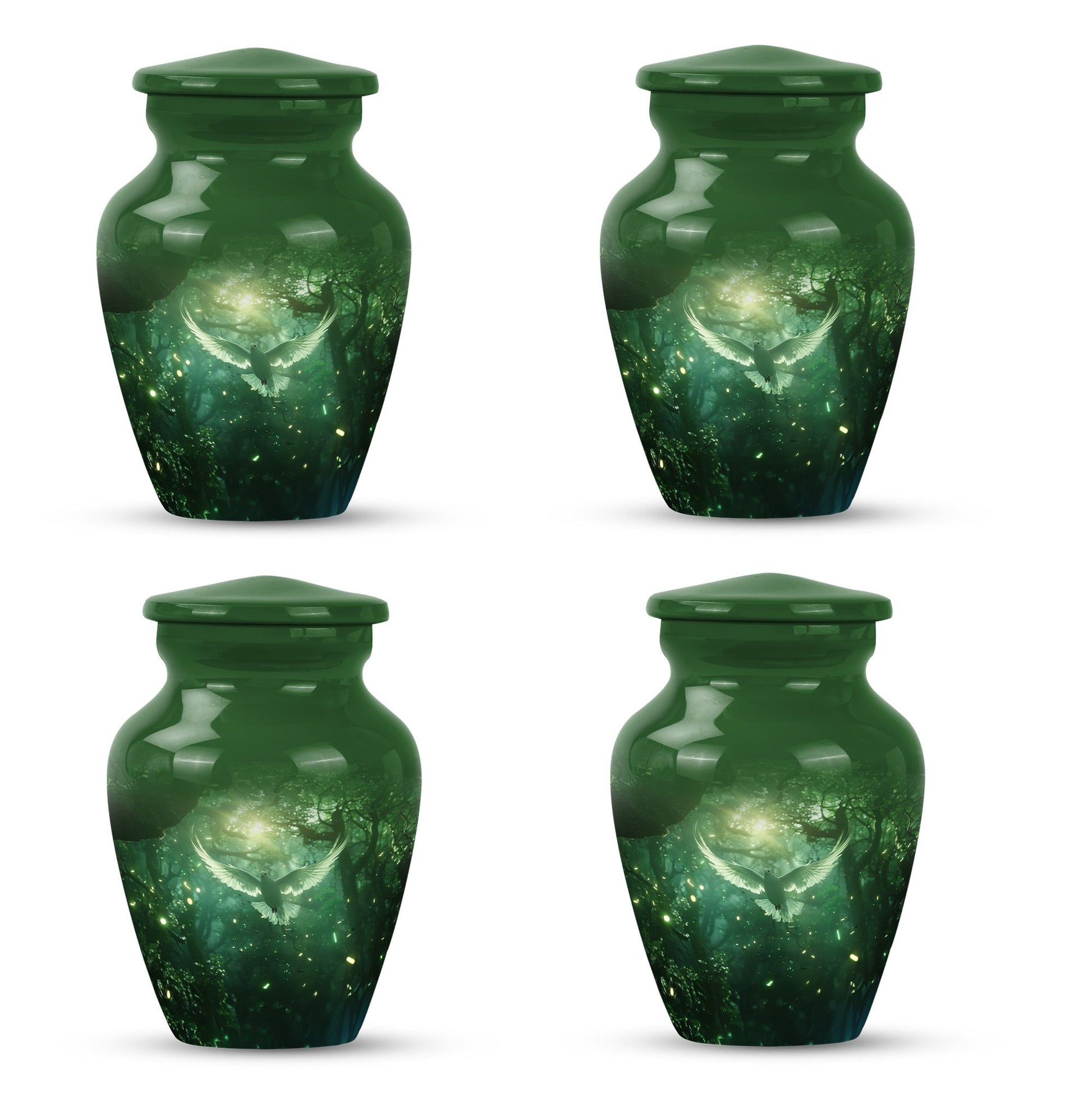 Forest  Small Urn Set of 4 Combo