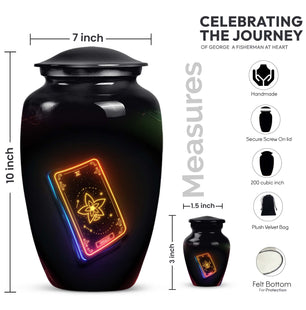 Tarot Cremation Container For Adult Human Ashes