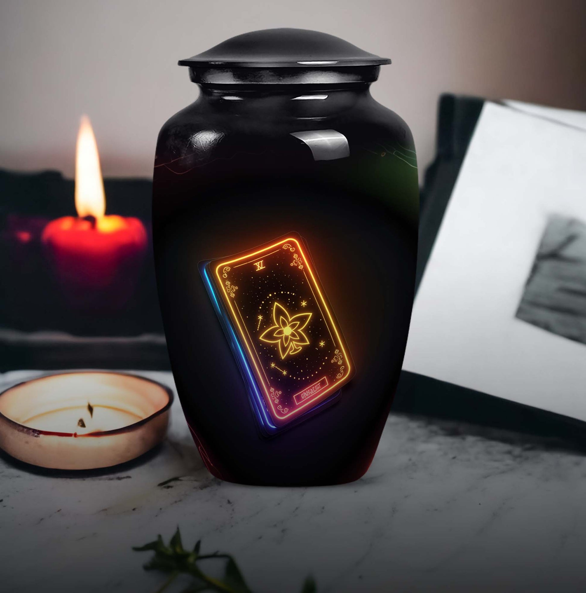 Tarot Cremation Container For Adult Human Ashes