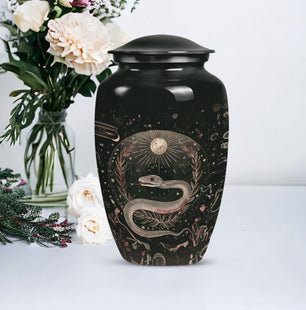 Beautiful Snake Cremation Urn for Human Ashes