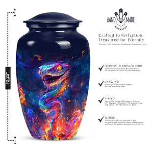 Elegant Snake Memorial Urn for Adult Ashes