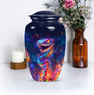 Elegant Snake Memorial Urn for Adult Ashes