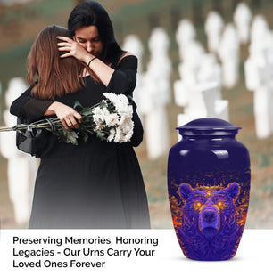 Bear Cremation Urn for Human Ashes - Memorial Urn