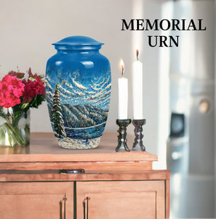 Mountain Cremation Urn for Human Ashes