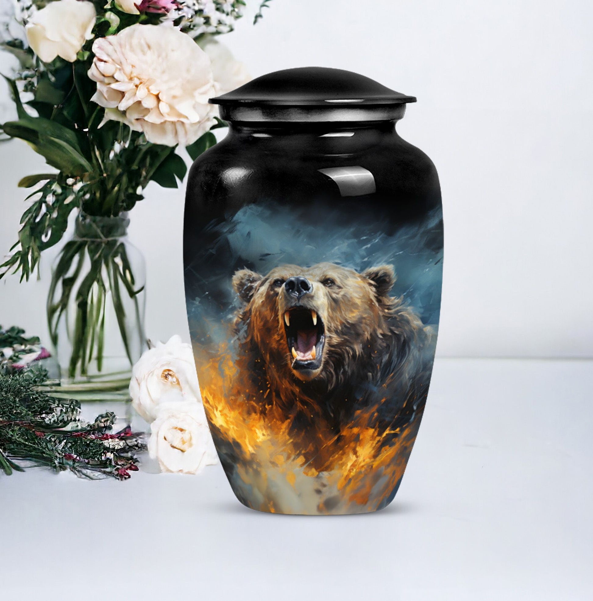 Bear Large Cremation Urn for Human Ashes