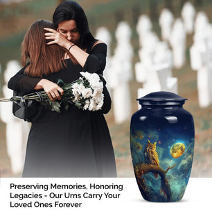 Owl Unique Cremation Urn For Human Remains