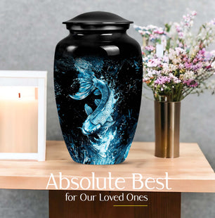 Fish Cremation Urn for Human Ashes - Memorial Urn