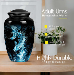 Fish Cremation Urn for Human Ashes - Memorial Urn