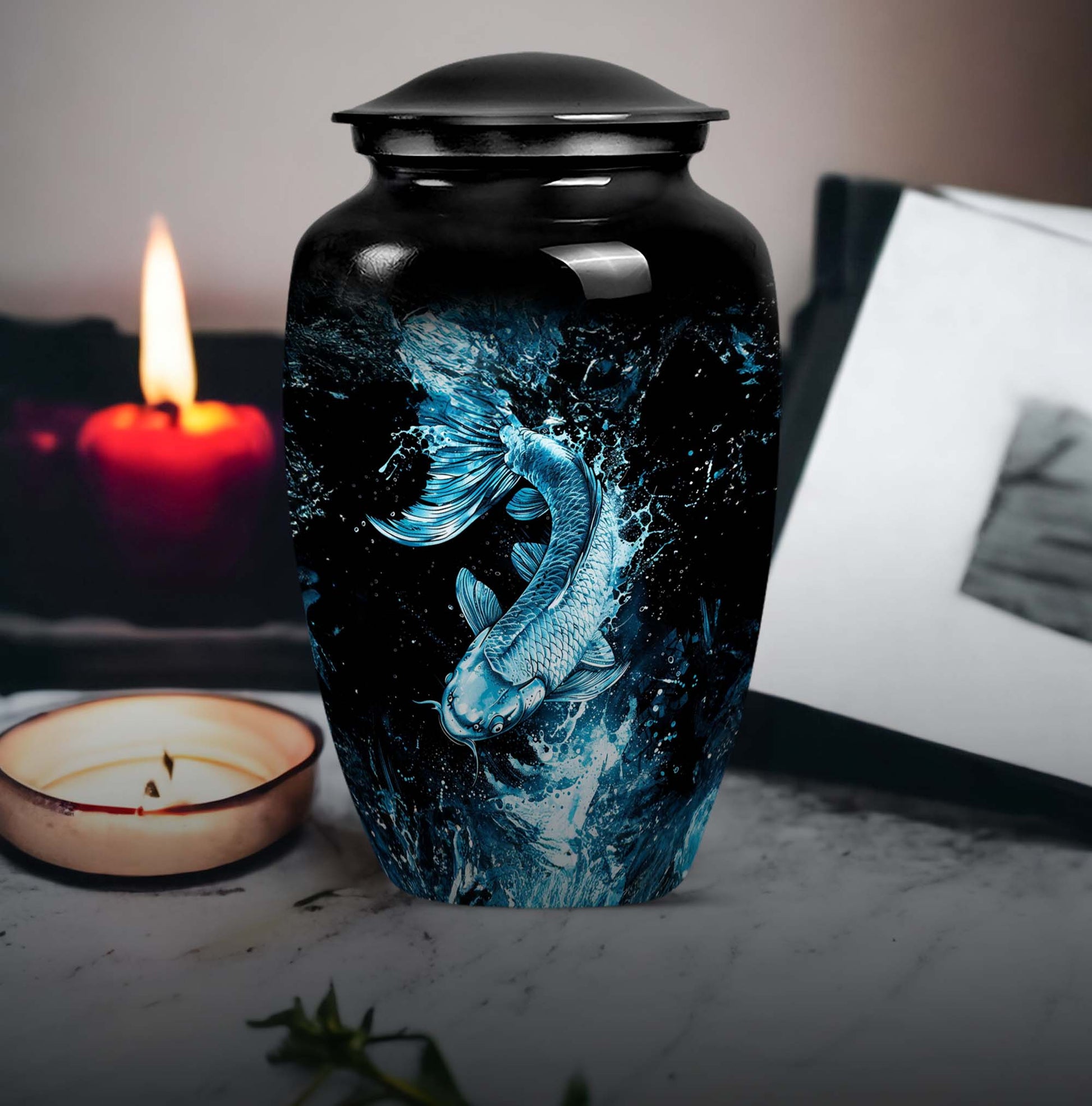 Fish Cremation Urn for Human Ashes - Memorial Urn