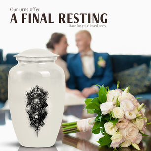 Saint Catholic Urn for Human Ashes