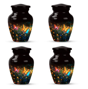 Butterfly  Small Urn Set of 4 Combo