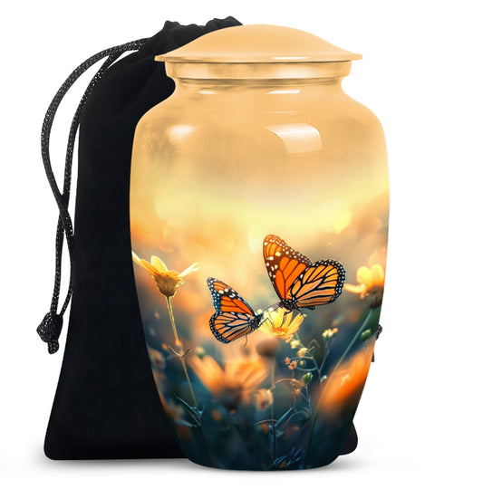 Butterfly  Large Urn 10 Inch