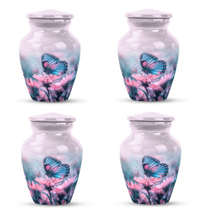 Butterfly  Small Urn Set of 4 Combo