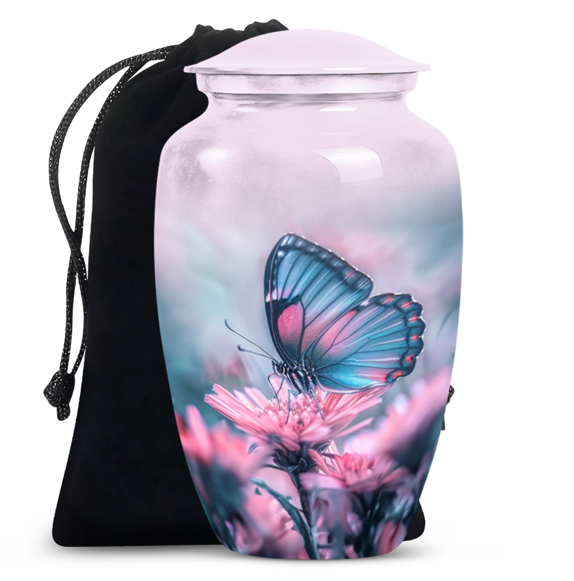 Butterfly  Large Urn 10 Inch