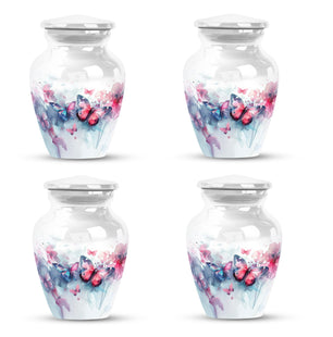 Butterfly  Small Urn Set of 4 Combo