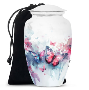 Butterfly  Large Urn 10 Inch