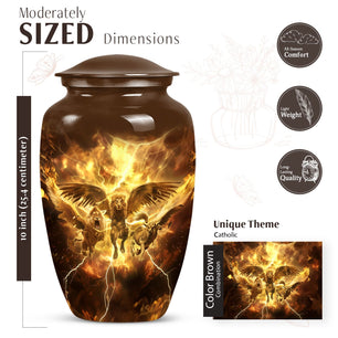 Holy Dove Catholic Urn for Human Ashes