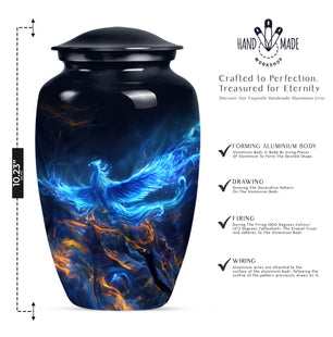 Phoenix Urn for Cremated Adult Human Ashes