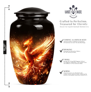 Phoenix Large Cremation Urn For Human Remains