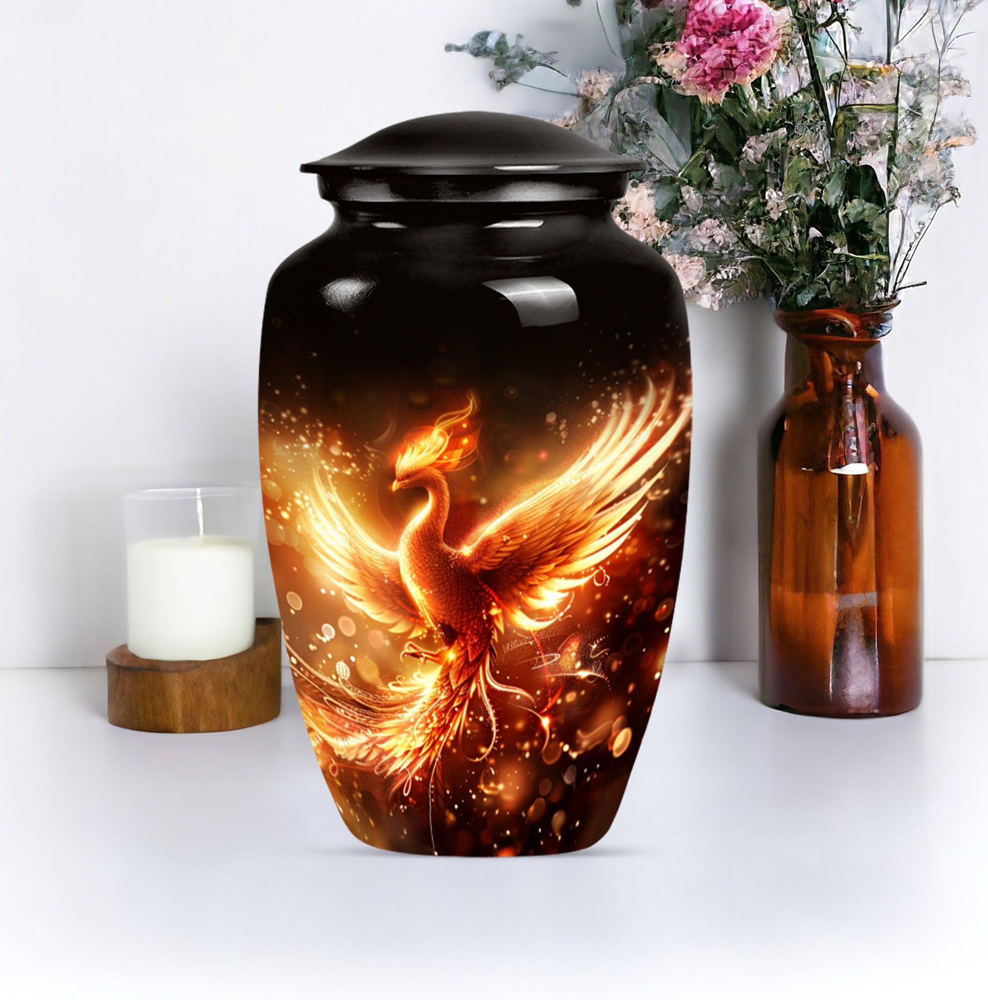 Phoenix Large Cremation Urn For Human Remains