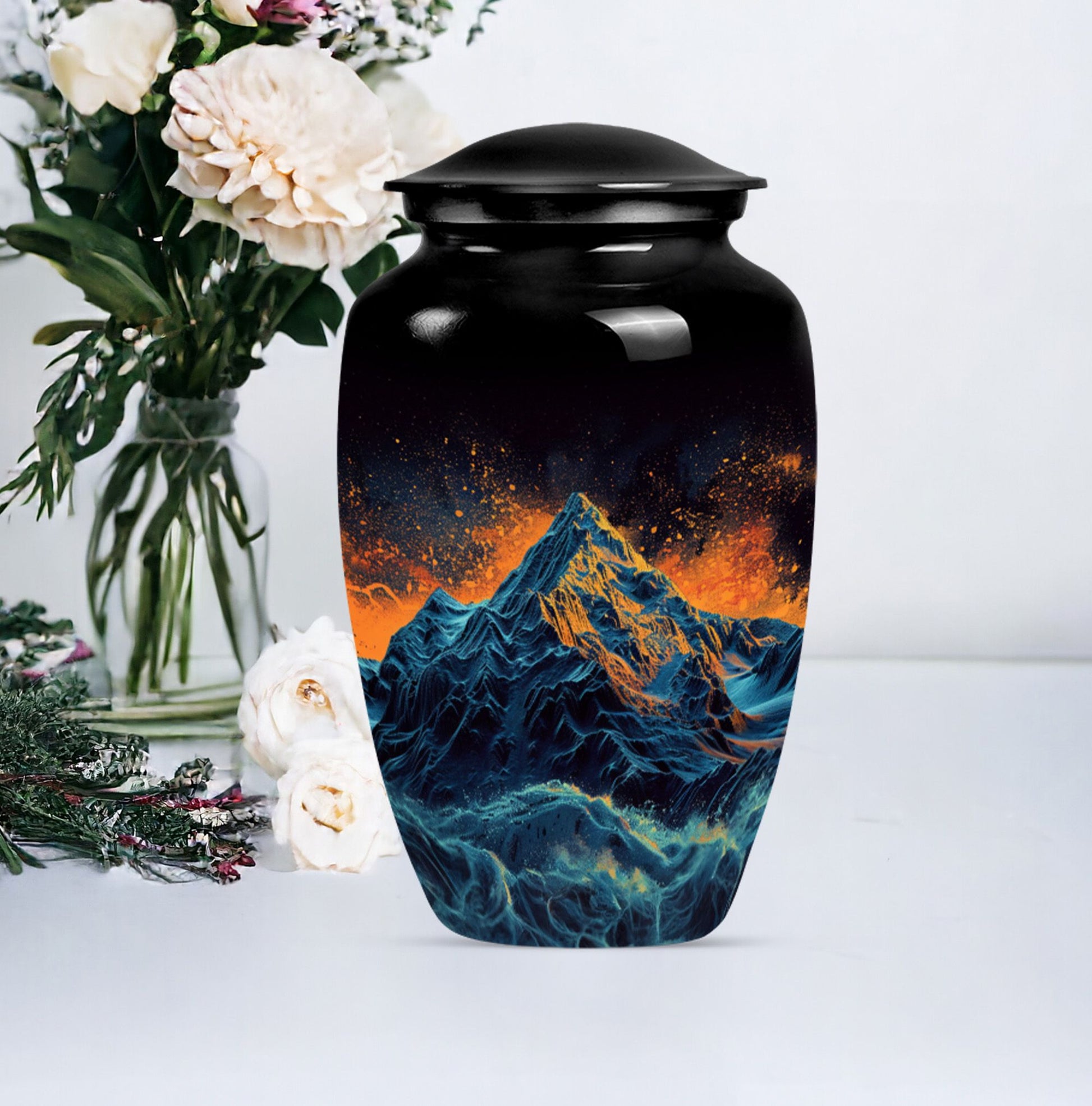 Mountain Memorial Urn For Adult Human Ashes