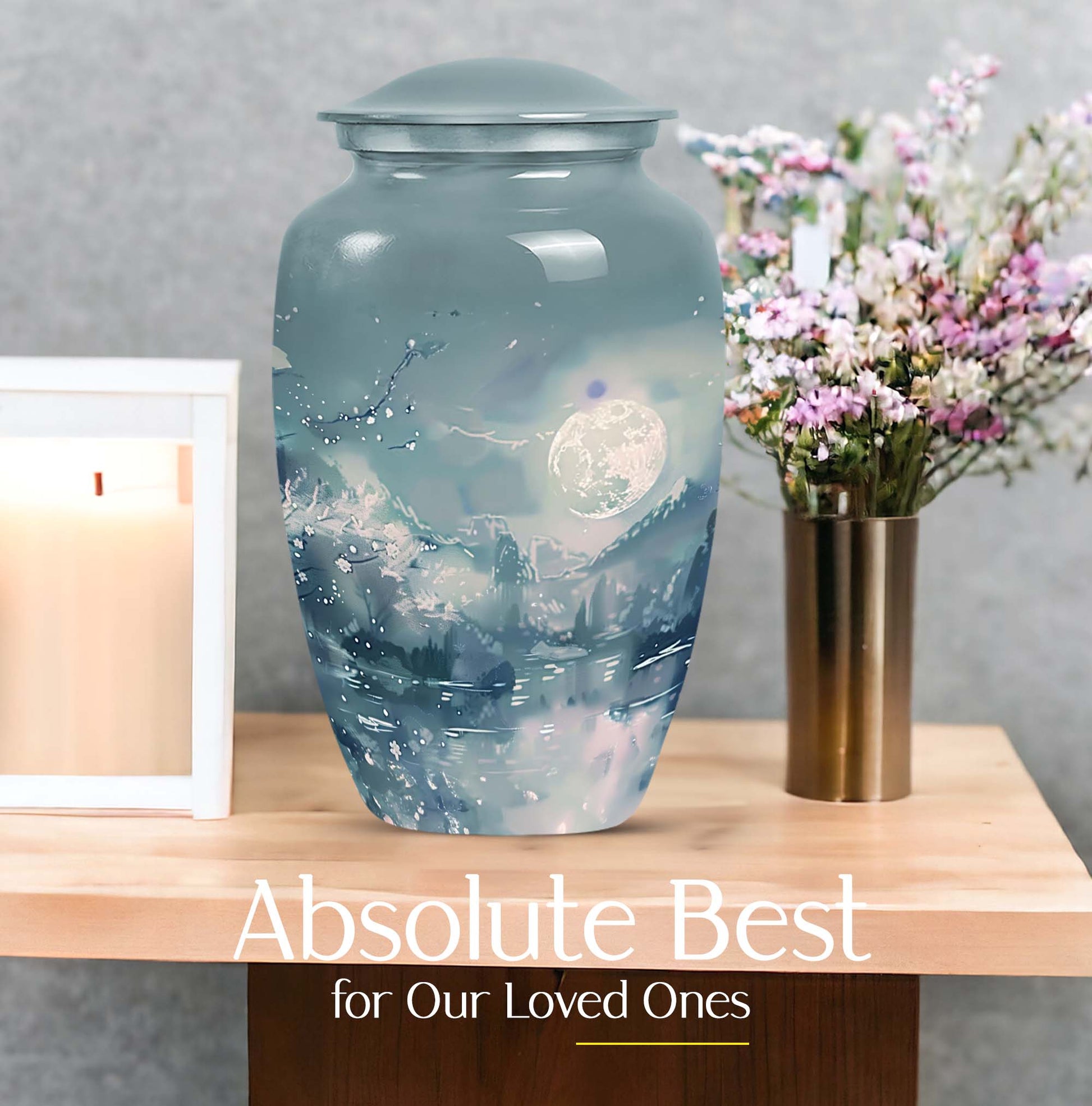 Lunar Cremation Urn For Human Ashes