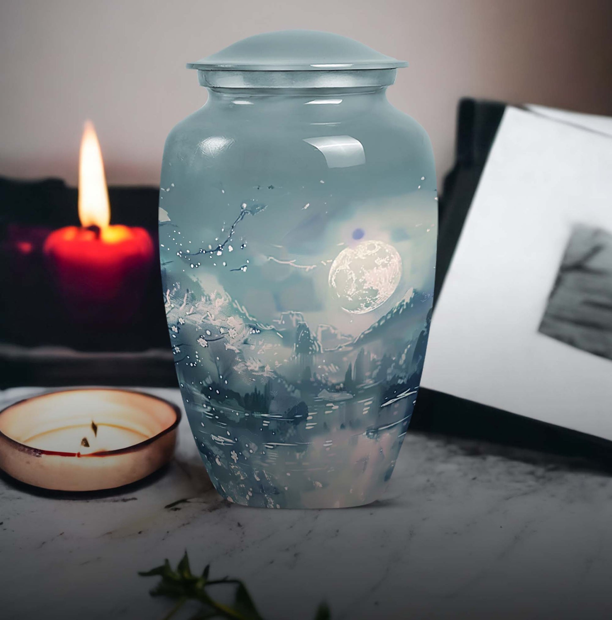 Lunar Cremation Urn For Human Ashes