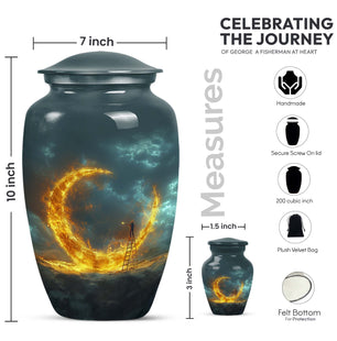 Lunar Funeral Cremation urns For Adult Ashes