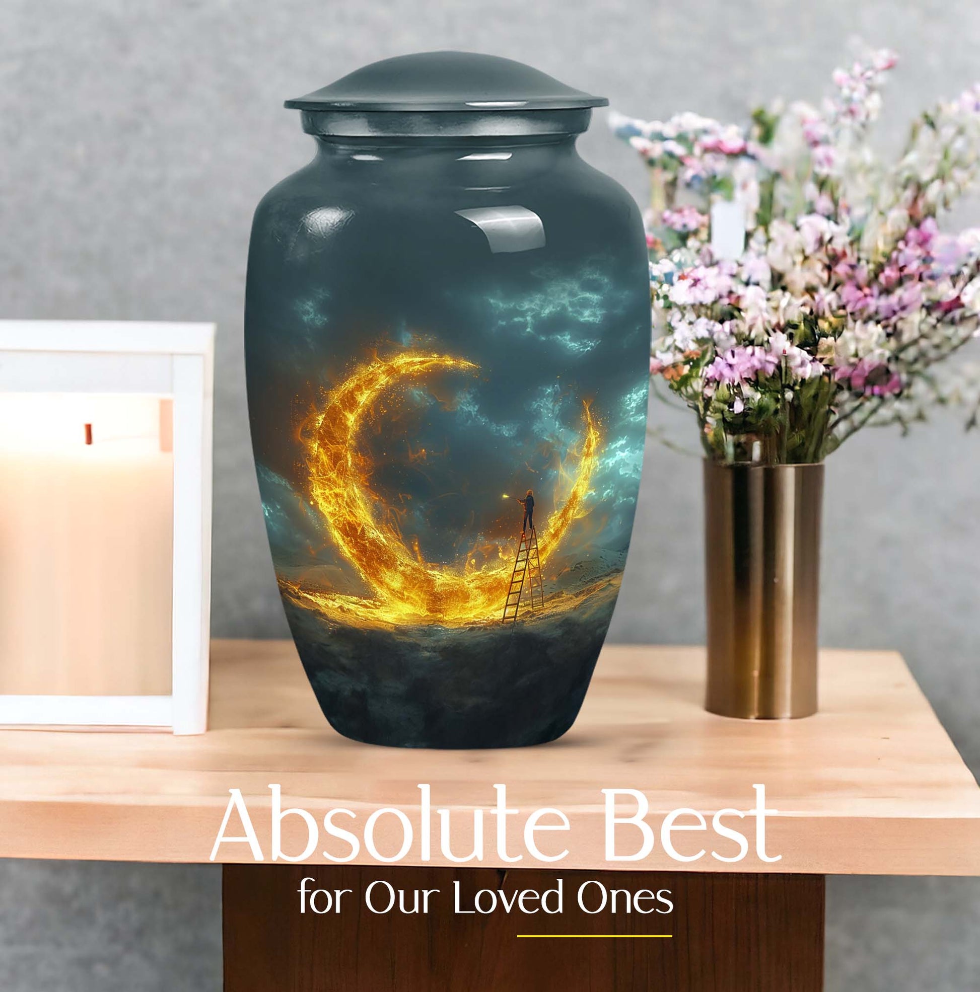 Lunar Funeral Cremation urns For Adult Ashes