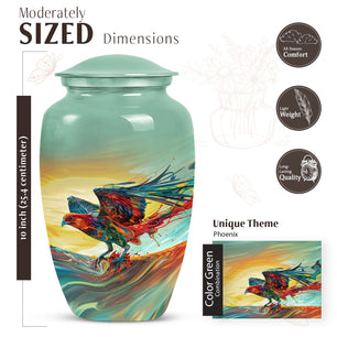 Phoenix Large Urn For Cremation Adult Human Ashes