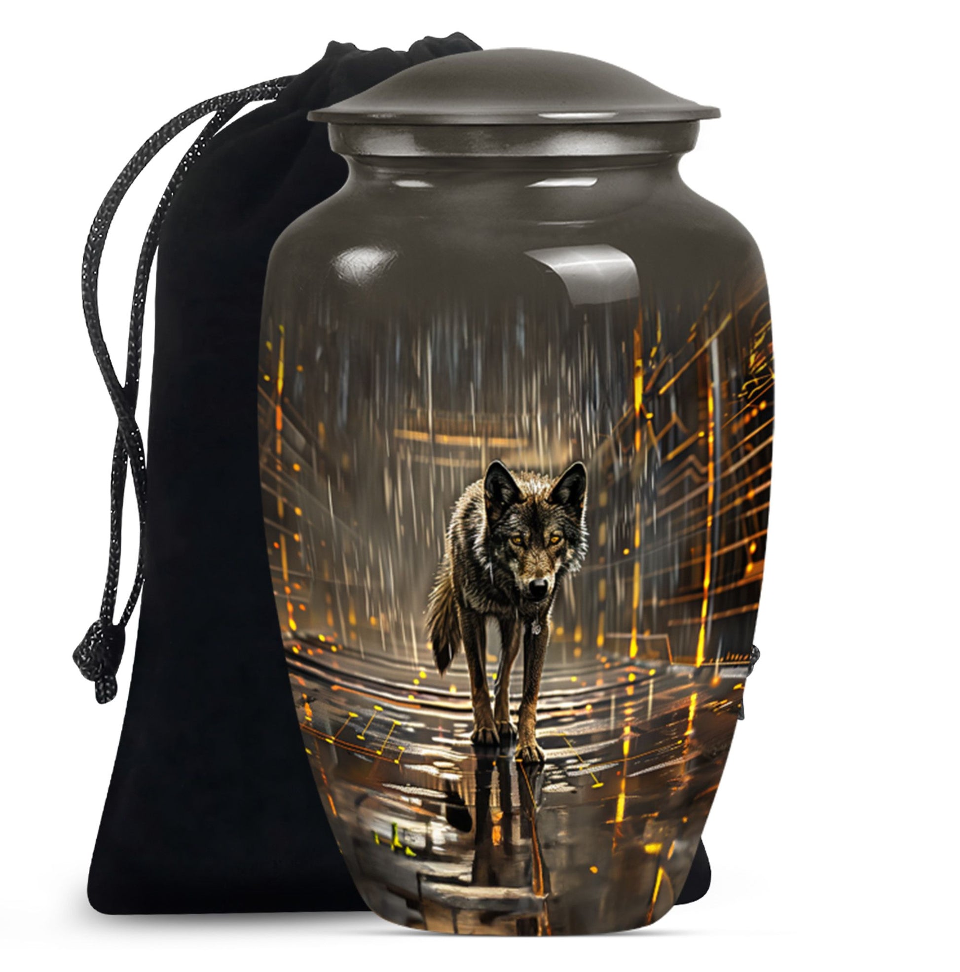 Wolf Urn