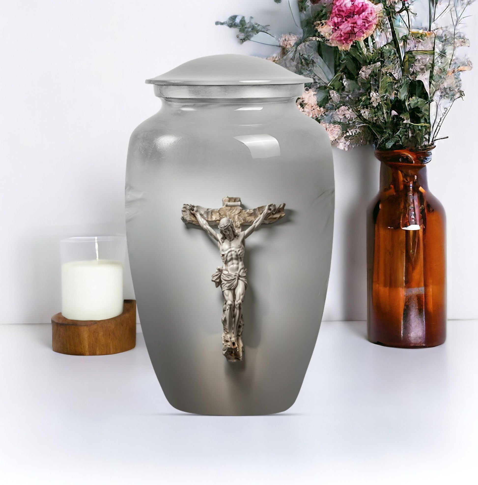 Jesus Christ Large Cremation Urn for Human Remains