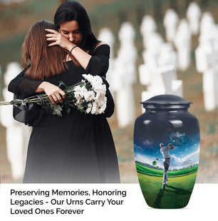 Golf Cremation Urn For Human Cremated Ashes