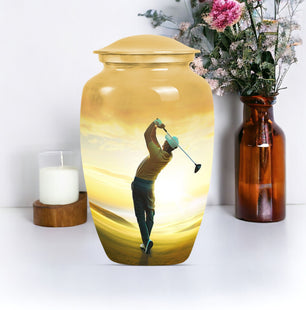 Golf Cremation container For Human Remains