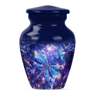 COSMIC DRAGONFLY 10-inch urn.